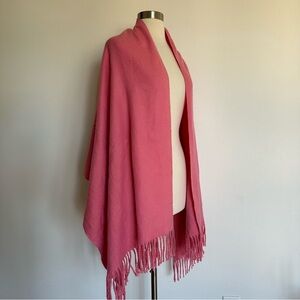 Royal Rossi 100% Cashmere Long Large Scarf Pink